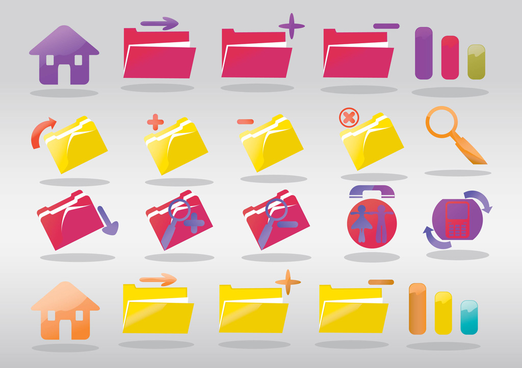 Free Computer Folder Icons Free Computer Folder Icons
