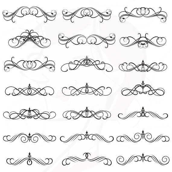 Free Flourish Clip Art Borders