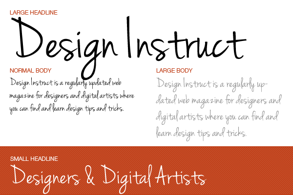 Free Handwriting Font Styles Free Handwriting Font Styles
