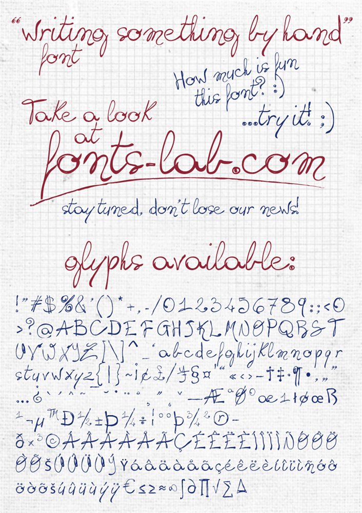 Free Handwriting Writing Fonts Free Handwriting Writing Fonts