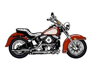 Free Motorcycle Vector Clip Art