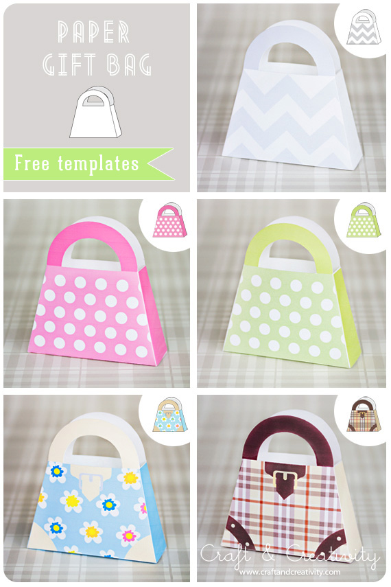 14 DIY Paper Bag Template Images