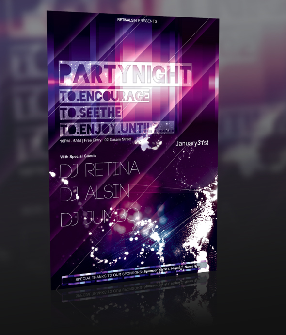 Free Party Flyer Design Templates