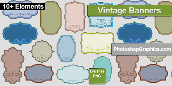 Free Photoshop Brushes Vintage Frames