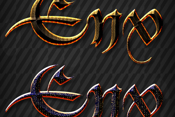 Free Photoshop Text Styles Free Photoshop Text Styles