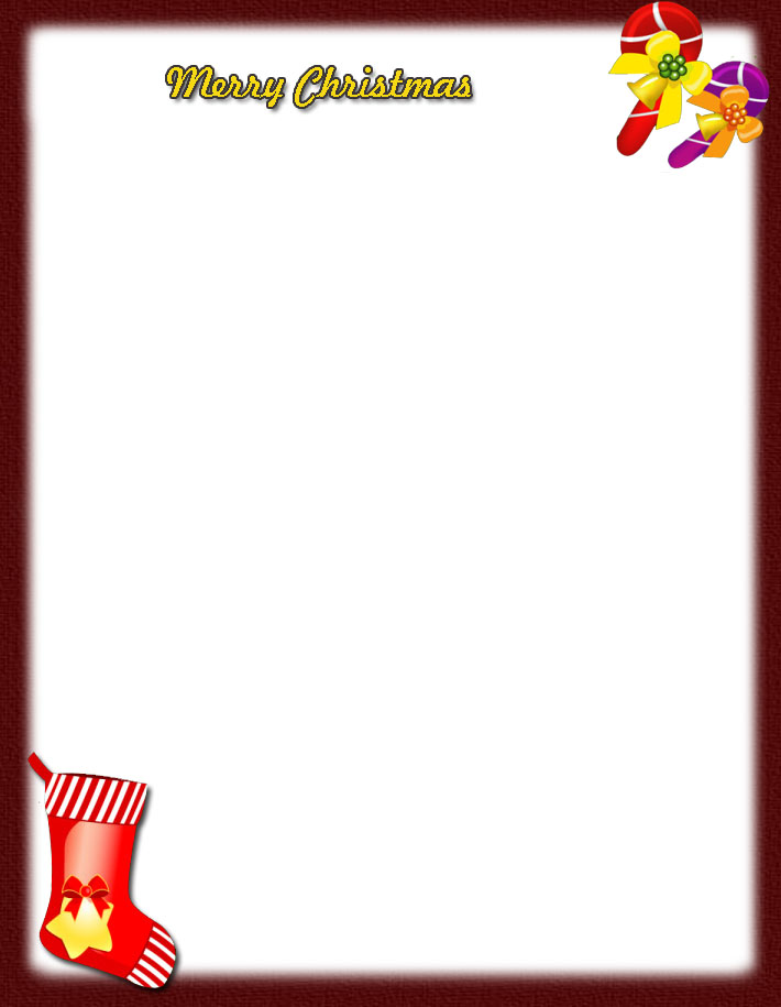 Free Printable Christmas Letterhead Templates