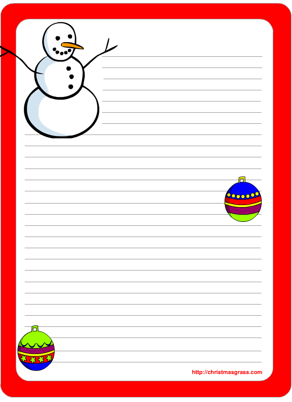 19 Free Printable Christmas Letter Templates Images