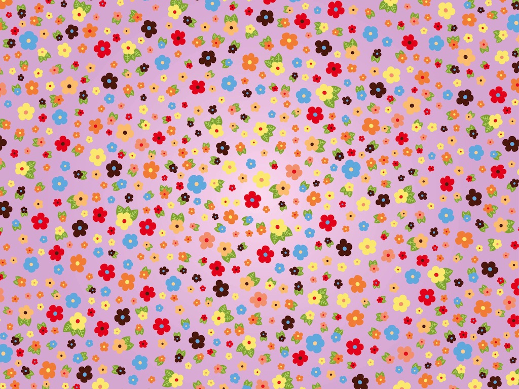 Free Spring Vector Pattern