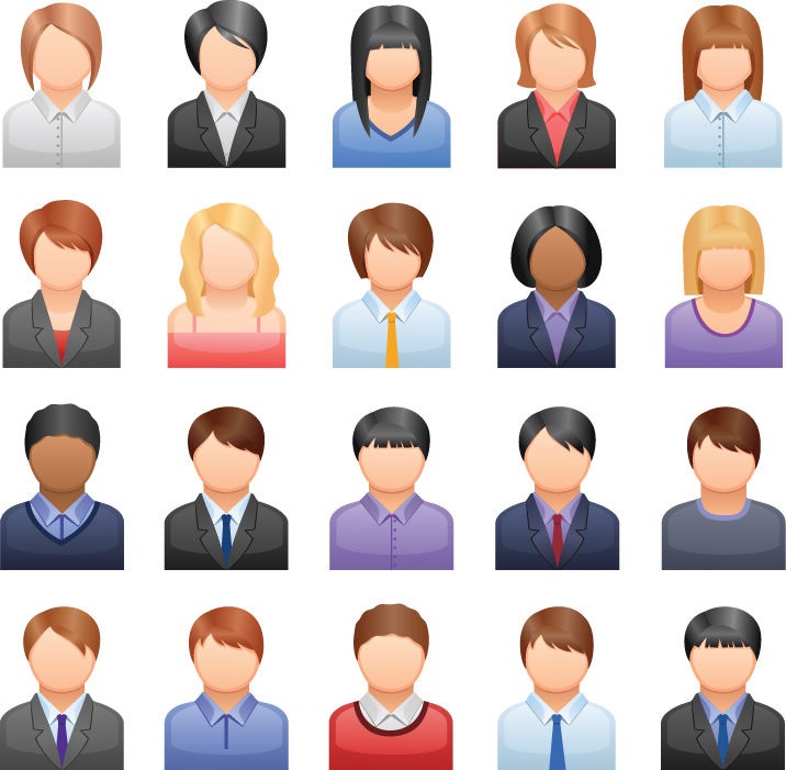 Free Vector Business People Icon Free Vector Business People Icon