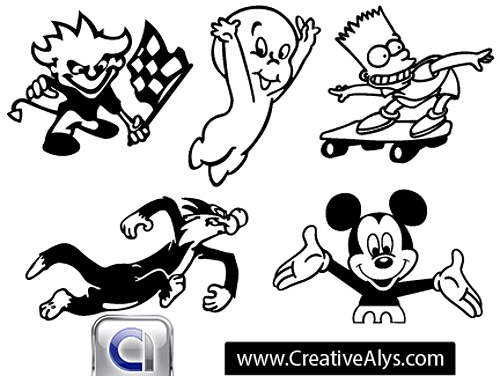 Free Vector Cartoon Characters