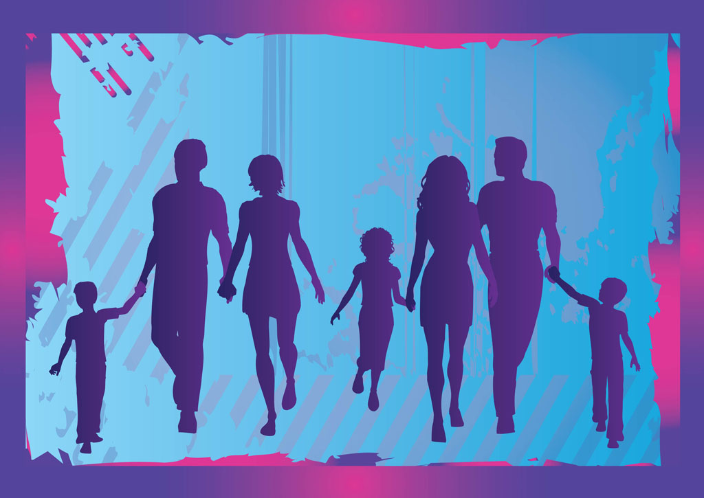 Free Vector Clip Art Family