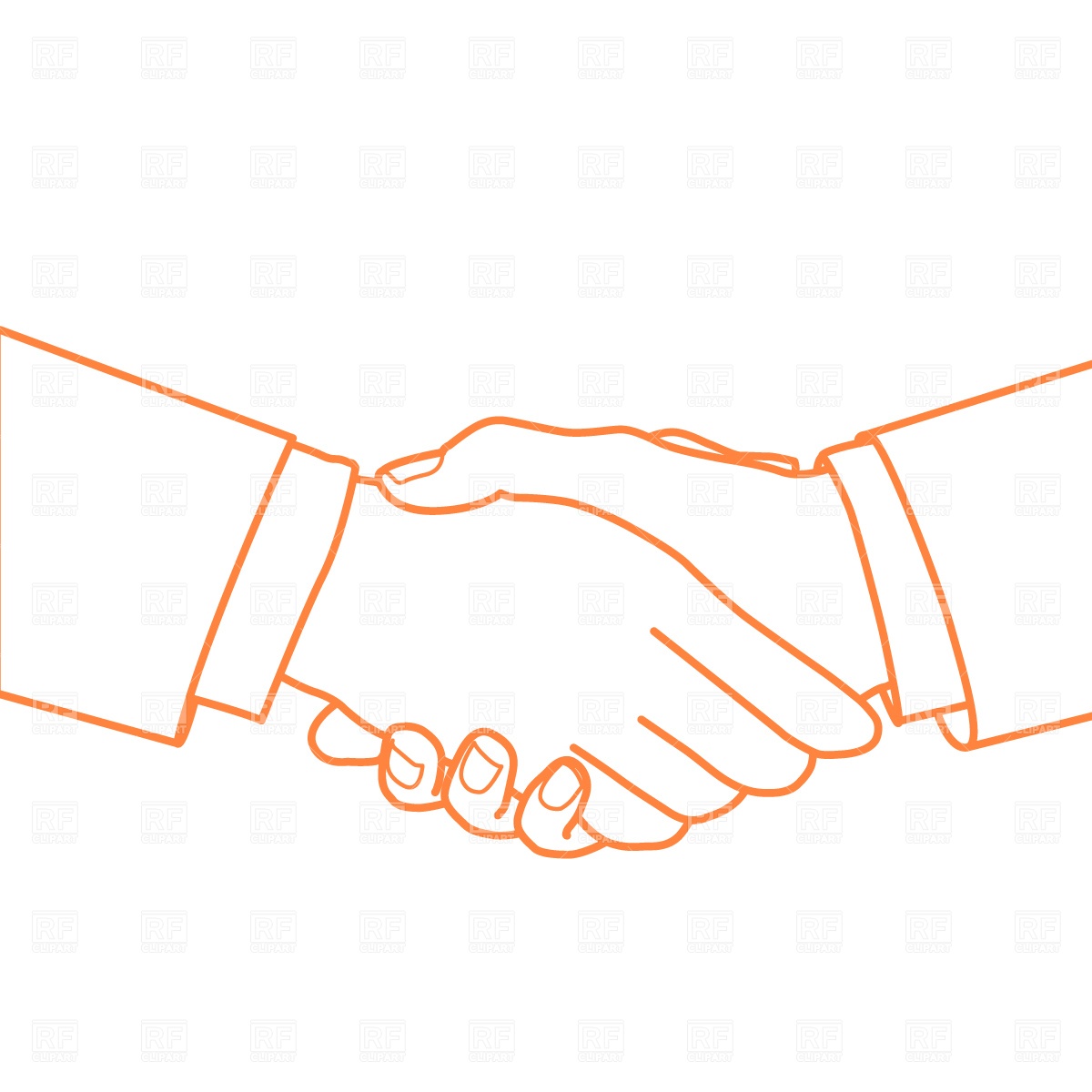 Free Vector Clip Art Handshake