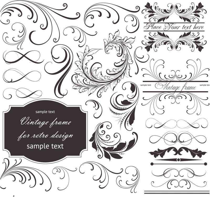 15 Art Deco Embellishment Vector Images