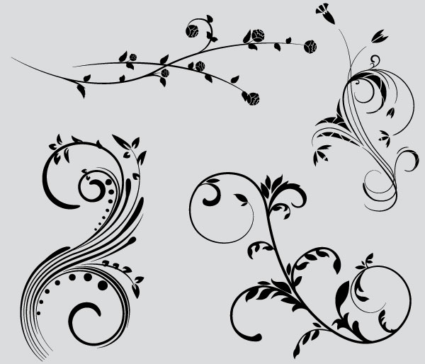 Free Vector Flourish Designs