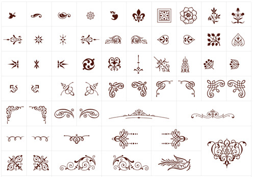16 Free Vector Flourishes And Swirls Images
