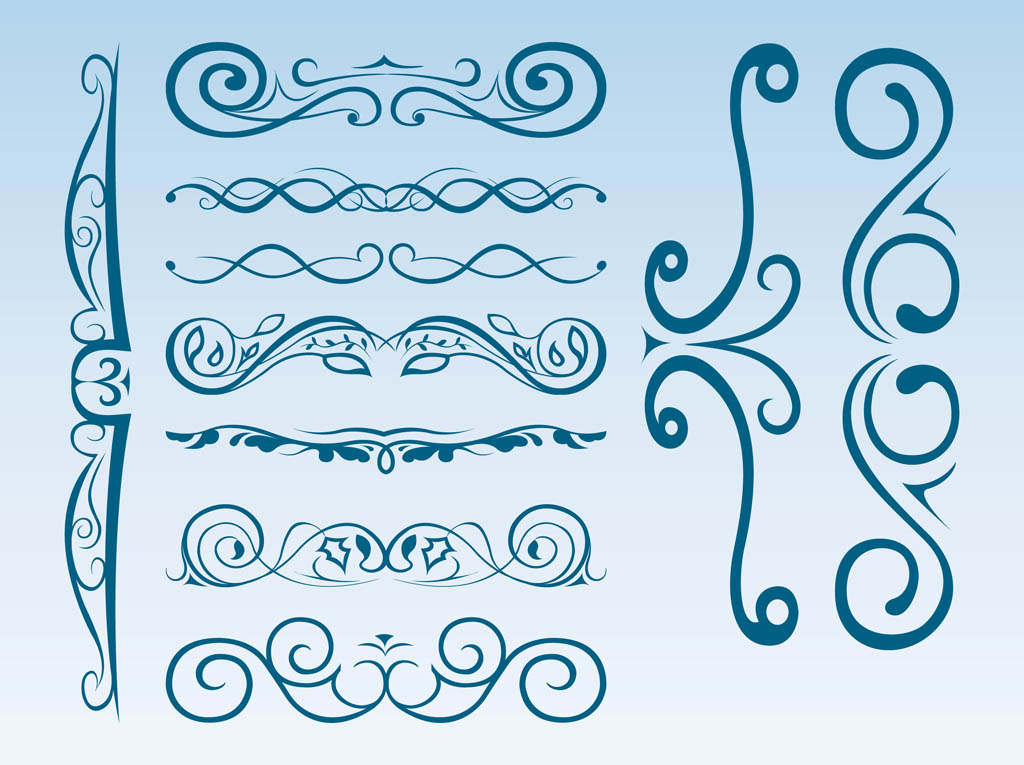 Free Vector Flourishes