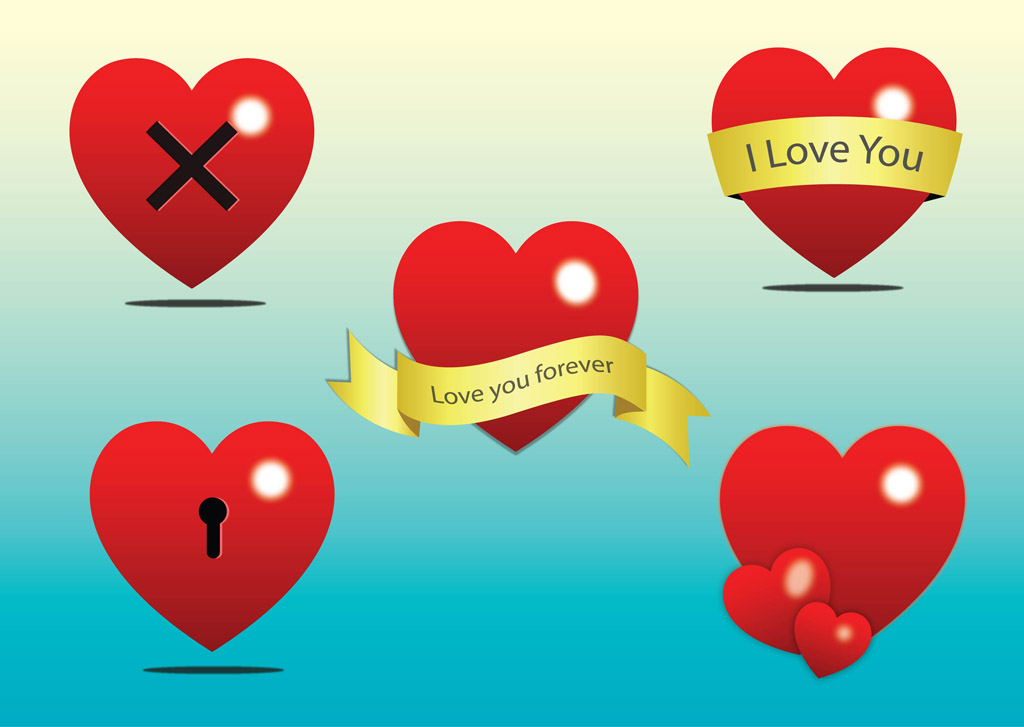 Free Vector Heart Clip Art