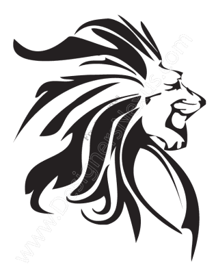 Free Vector Lion Head Clip Art