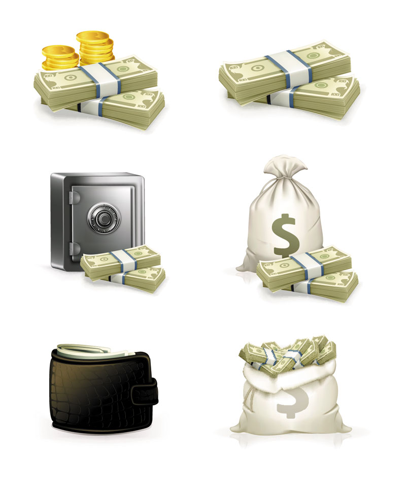 Free Vector Money Icons