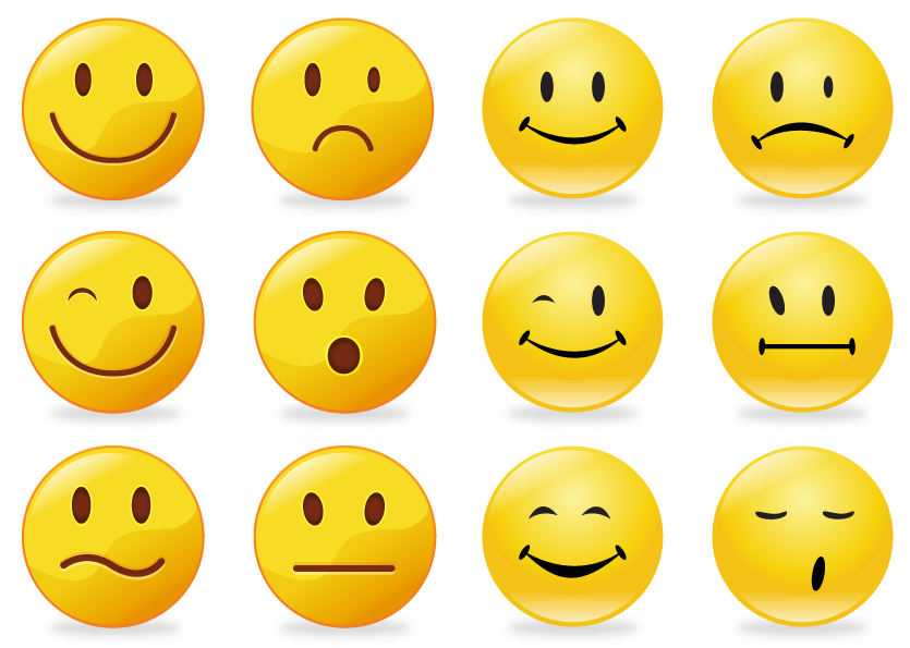 Free Vector Smiley Faces