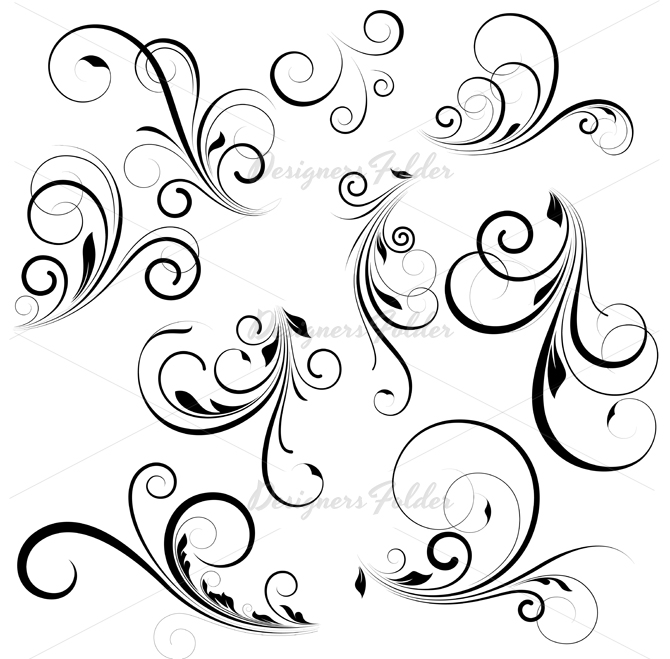 Free Vector Swirls