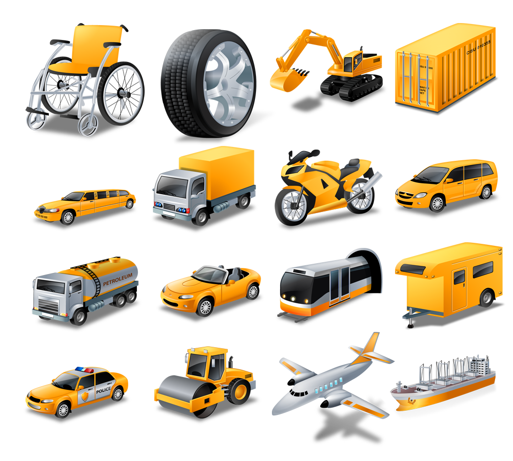 Free Vector Transportation Icons