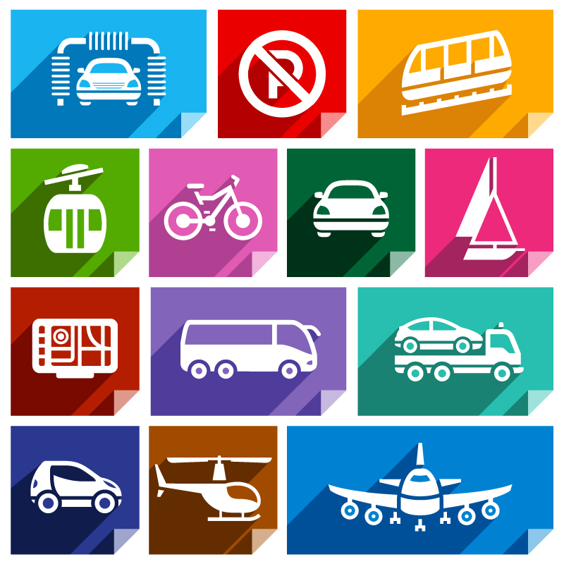 Free Vector Transportation Icons