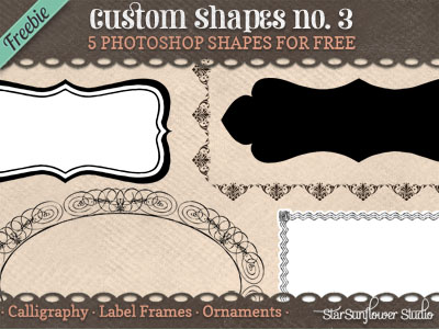 Free Vintage Shapes Photoshop