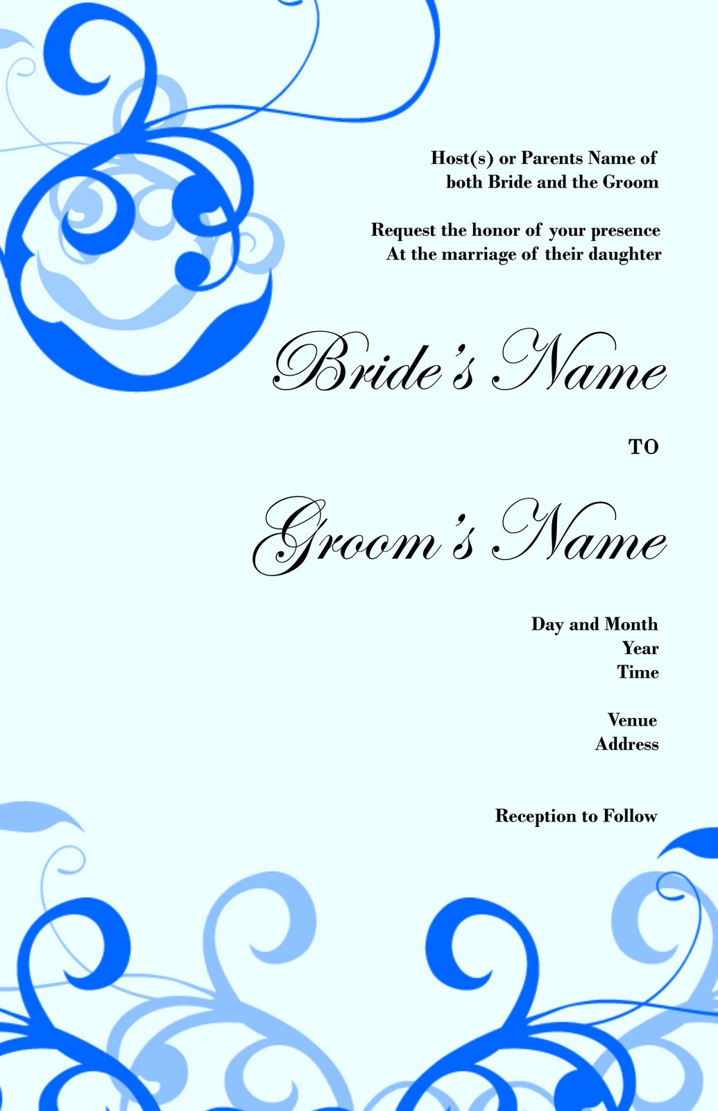 Free Wedding Invitation Designs