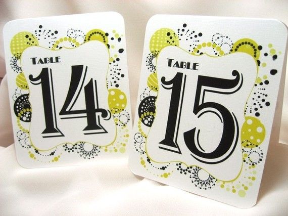 10 Table Number Fonts Images