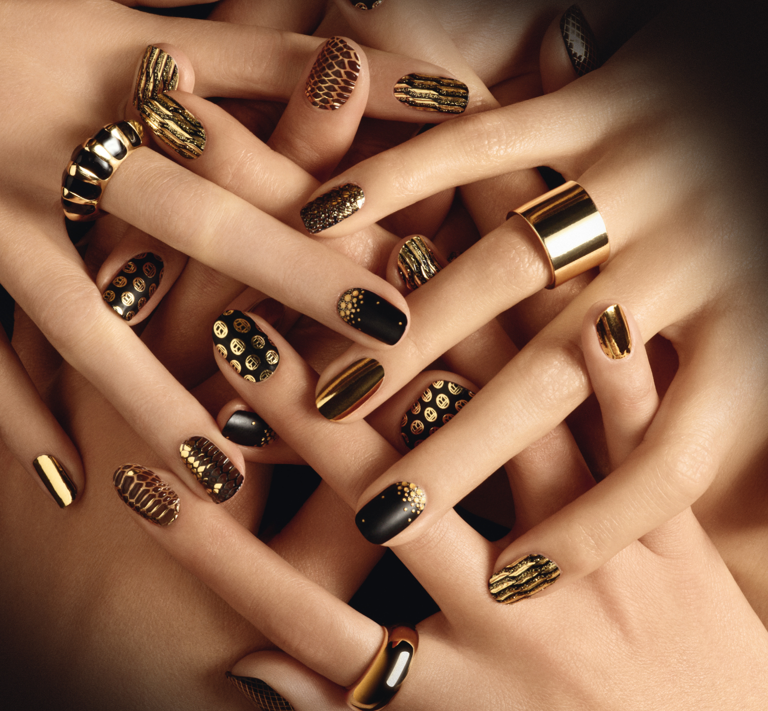 Gold Nail Art Designs