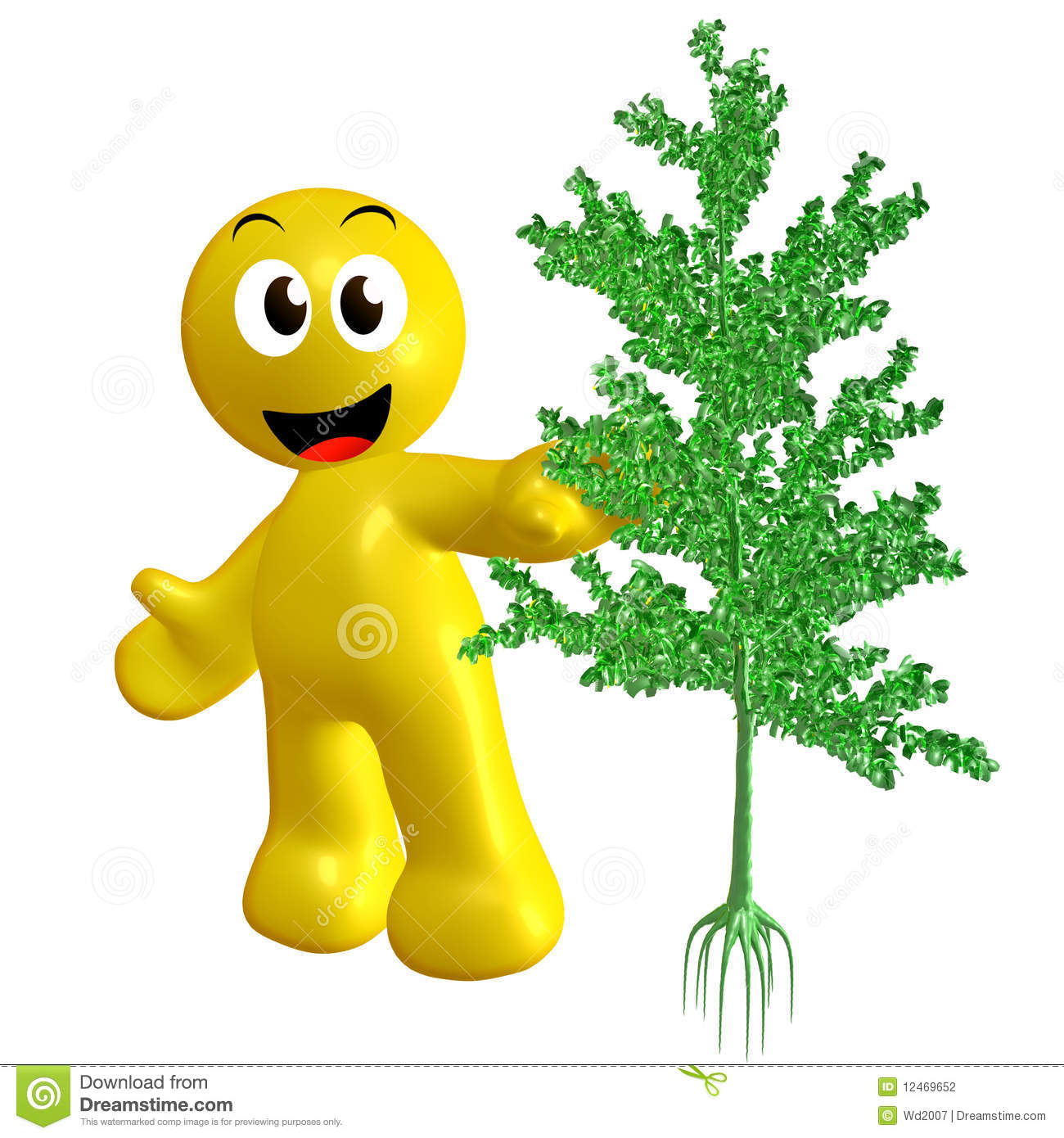 Growing Tree Icon Vector