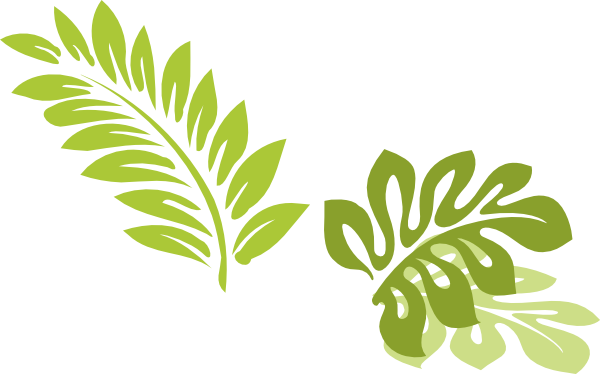 Hawaiian Leaves Clip Art