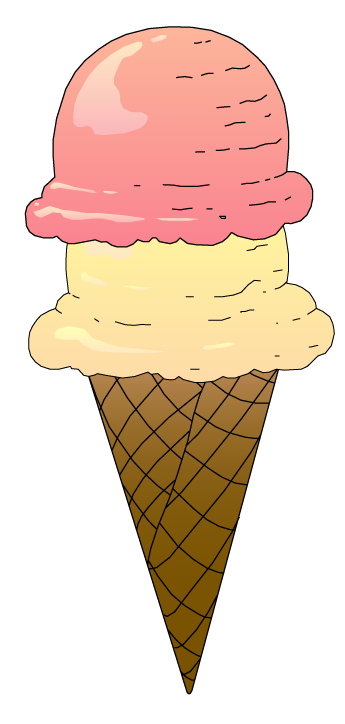 Ice Cream Cone Clip Art