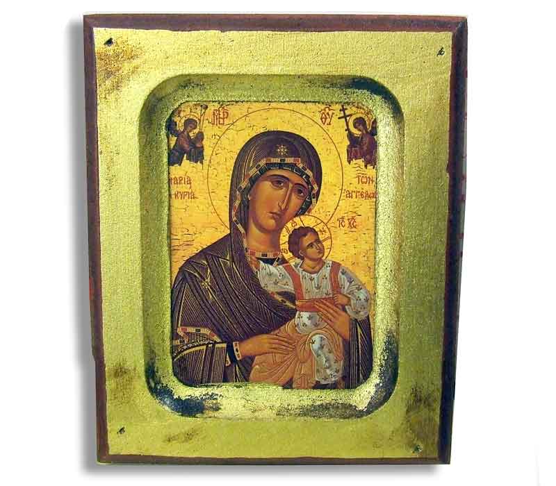 Icon Jesus Mary and Baby