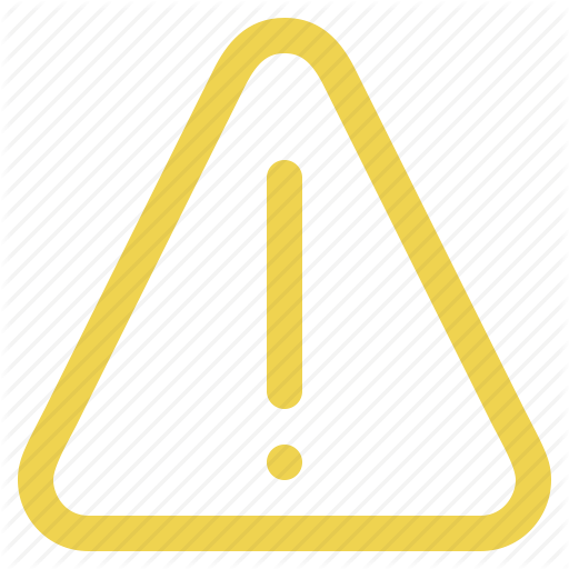 Icons Warning Triangle Signs