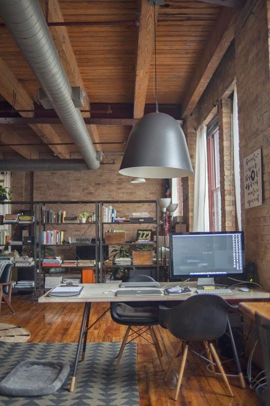 Industrial Home Office Design