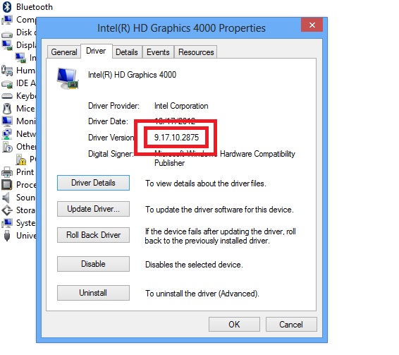 Intel HD Graphics Driver Update Windows 8 1