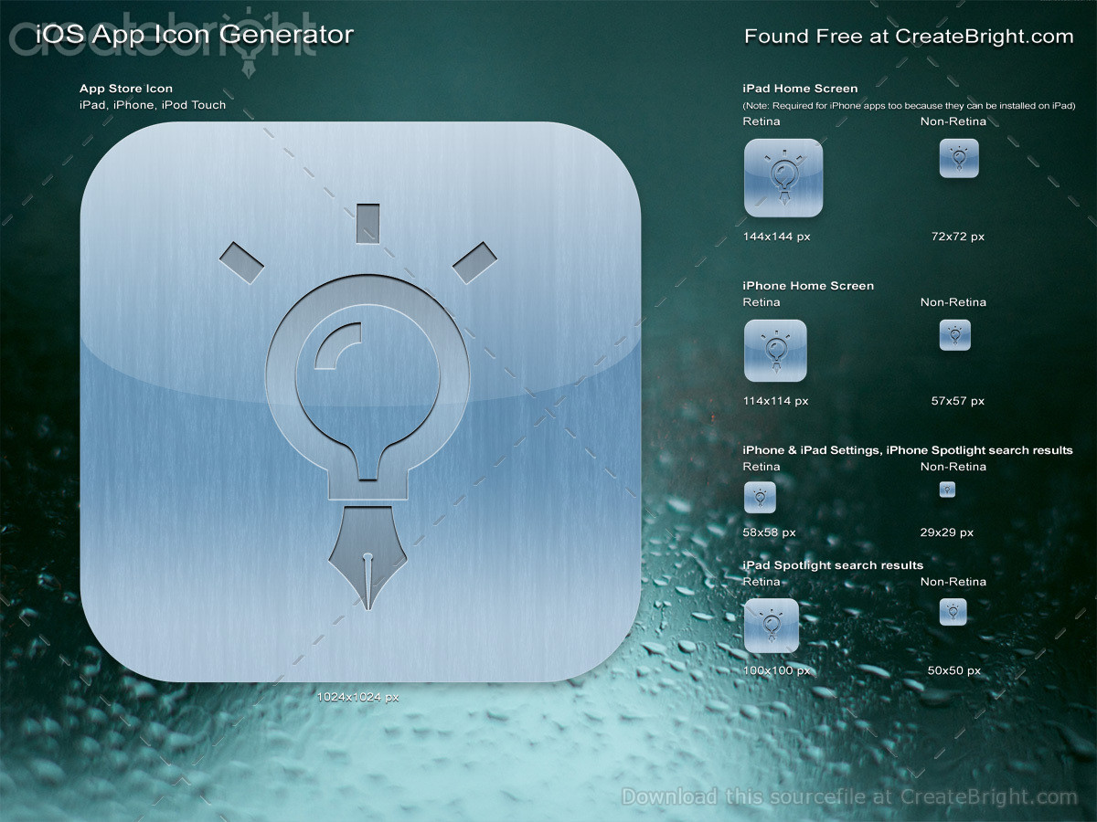 iPad Apps Icons Templates