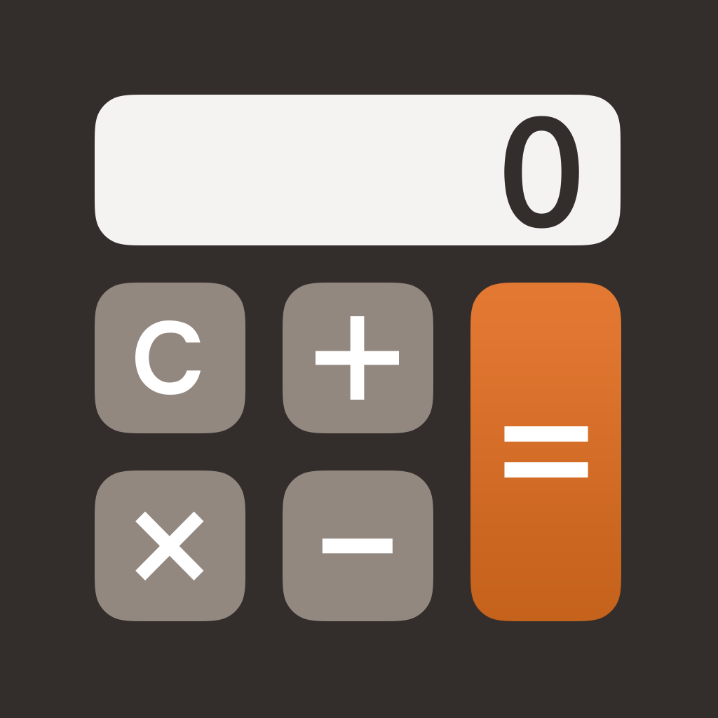 iPad Calculator App Icon
