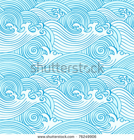 Japanese Wave Pattern Seamless