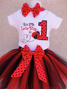 Ladybug Toddler Applique Shirts