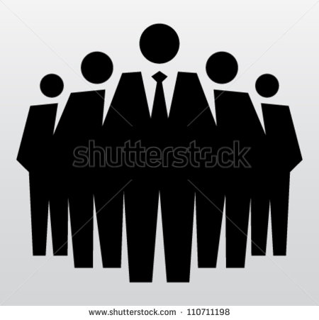 Leadership Team Icon Vector