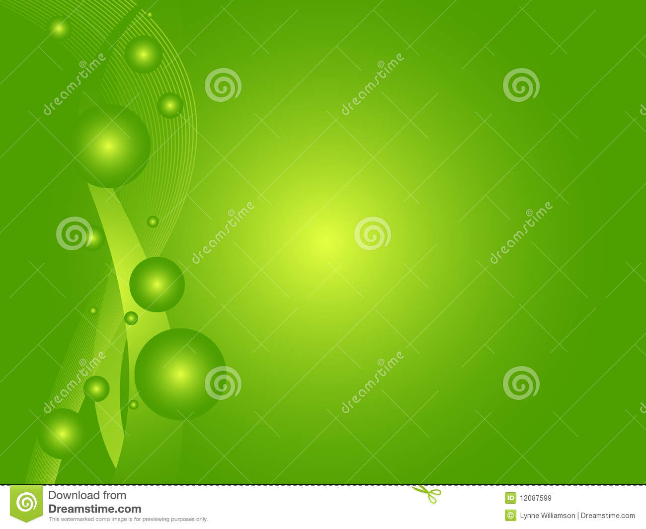 Lime Green Wavy Wallpaper