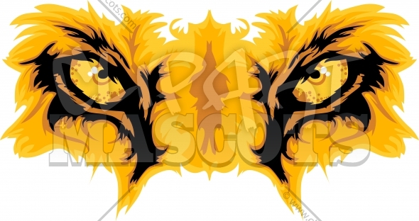 Lion Eyes Vector