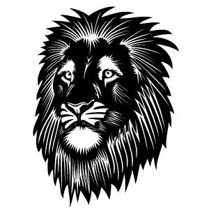 Lion Head Vector