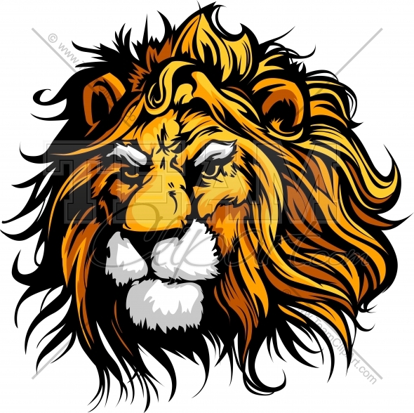 16 Lion Mascot Vector Images