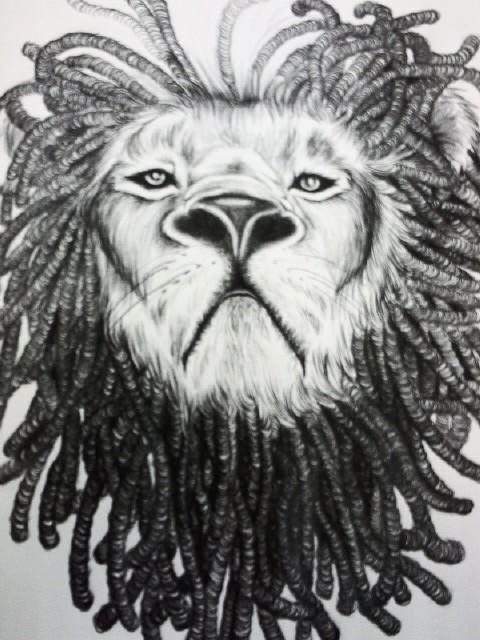 Lion with Dreads
