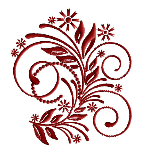 Machine Embroidery Designs Flourish