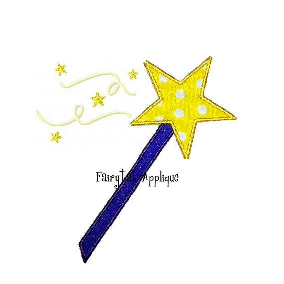 Magic Wand Machine Embroidery Design